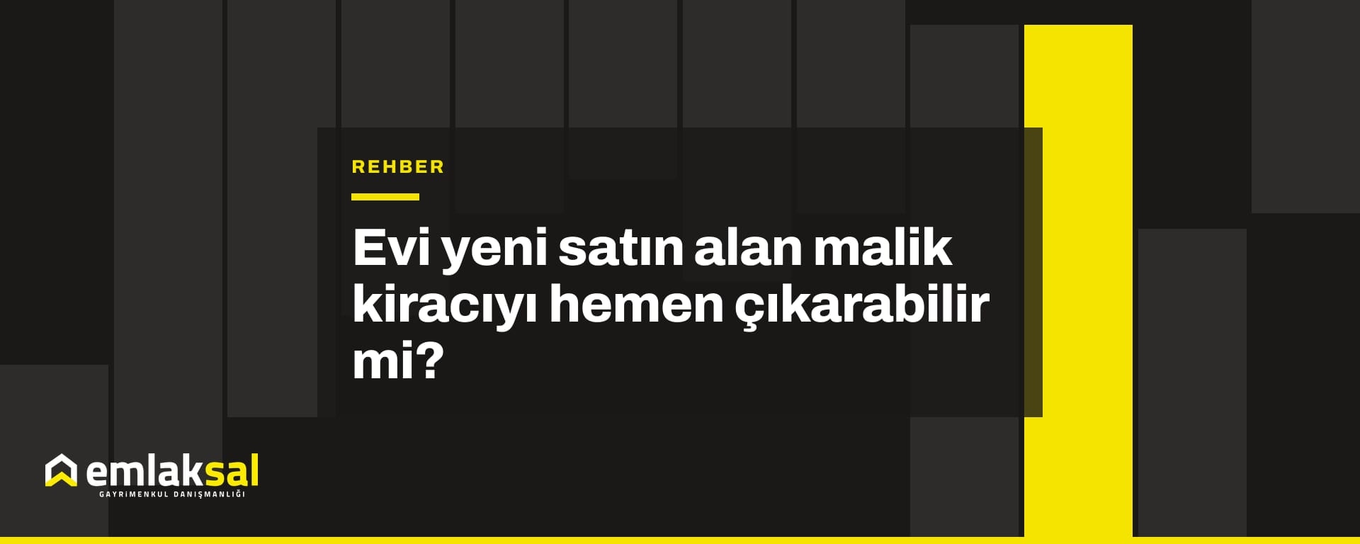 Evi yeni satın alan malik kiracıyı hemen çıkarabilir mi?