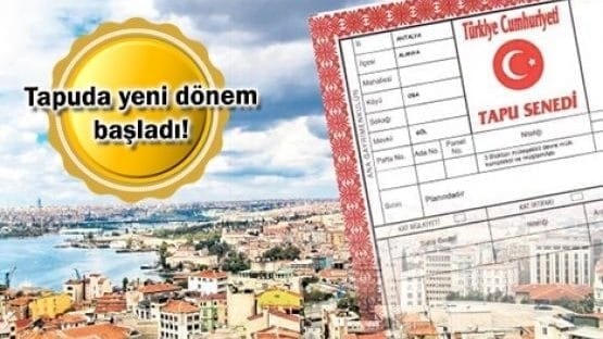 Tapu senedinde artık fotoğraf olmayacak!