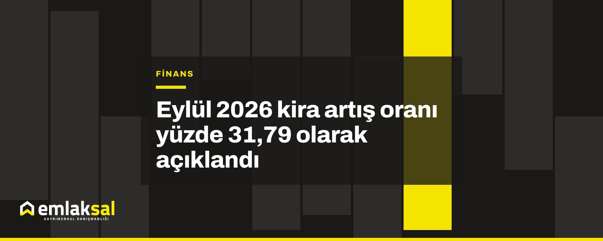 Eylül 2026 kira artış oranı yüzde 31,79 olarak açıklandı